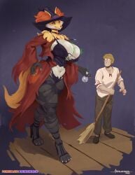 delphox from pokemon by greasymojo