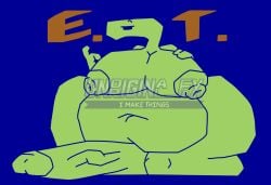 e.t. from atari by unoriginal fox
