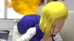 1girls 3d 3d_(artwork) 3d_animation 3d_model android android_18 animation animation_error big_ass black_pants blonde_female blonde_hair bob_cut couch denim denim_clothing digital_art digital_media dragon_ball dragon_ball_z eproctophillia expressions expressive fart fart_cloud fart_everywhere fart_fetish fart_from_front farting farts fetish full_body fully_clothed gassy gassy_female hi_res high_resolution highres human-like longer_than_10_seconds more_at_source mp4 short_hair shorter_than_20_seconds sniffable_ass sniffable_fart solo solo_female solo_focus sound source straining tagme twitter_link video yellow_fart yellow_fart_cloud yellow_gas yellow_gas_cloud zurozobi