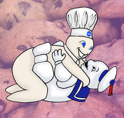 gay ghostbusters mascot mr._stay_puft pillsbury poppin'_fresh what yaoi