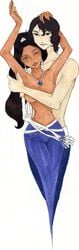 aladdin arabian_clothes disney disney_princess female harem_outfit human mozenrath pointy_chin princess_jasmine