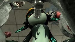 1girls 3boys 3d animated balls crossover halo halo_(series) larger_male midna mrdr multiple_boys no_sound nude nude_female nude_male oral penis size_difference smaller_female straight the_legend_of_zelda twilight_princess video