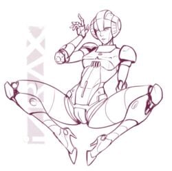 1girls arcee arcee_(g1) artist_request built-in_high_heels female female_only heeled_feet high_heels monochrome pussy pussy_cutout robot robot_girl robot_humanoid small_breasts solo solo_female tagme_(artist) thick_thighs transformers transformers_g1 uncolored vagina