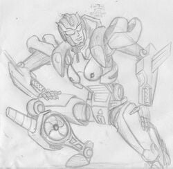 1girls alien alien_girl boobs breasts female female_only korblborp machine monochrome nipples pussy robot robot_girl robot_humanoid rust_dust sketch small_breasts solo solo_female tits transformers transformers_idw uncolored vagina visor