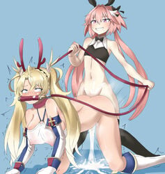 1boy 1girls astolfo_(fate) bradamante_(fate) cousins danielsung fate_(series) female_penetrated femboy femboy_on_female femboydom femsub from_behind incest male_penetrating male_penetrating_female maledom penetration rape restrained sex straight