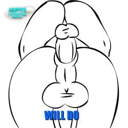 anal animated behind_view big_ass big_balls big_butt big_penis five_nights_at_freddy's five_nights_at_freddy's:_security_breach furry gay gif glamrock_freddy_(fnaf) gregory_(fnaf) hyperlactation_(artist) line_art male male/male male_focus smaller_male twink yaoiismy