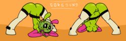 1girls alien alien_girl female_only goresans green_skin jack-o_pose k nude_female sploot_(unknownspy) unknownspy