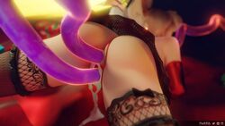 3d anal anal_grip anal_penetration fishnets meltrib mercy overwatch pussy_grip tentacle vaginal_penetration