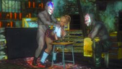 16:9 1girls 3d animated big_breasts blonde_hair from_behind gyaru honey_select kneehighs large_ass loose_socks masked no_sound ozisan payday_2 payday_masks prostitute prostitution rape school_uniform schoolgirl socks video white_socks wide_hips