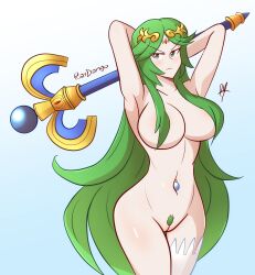 palutena from kid icarus by raydango
