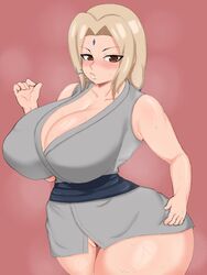 tsunade from naruto by reecedantes