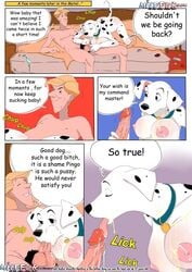 101_dalmatians cheating comic disney english english_text milffur.com ntr perdita roger_radcliffe speech_bubble text