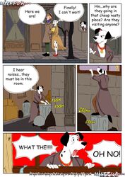 101_dalmatians cheating comic cuckold disney english english_text milffur.com perdita pongo roger_radcliffe speech_bubble text