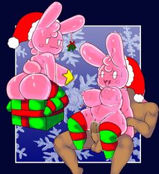 2021 anthro anthro_penetrated areola arm_grab ass balls big_areola big_breasts big_butt big_penis blush blush_stickers bodily_fluids breasts brown_body brown_skin chair_position christmas christmas_clothing christmas_headwear chubby_anthro chubby_female clitoris clothed clothing dark_body dark_skin darky03 drooling duo erection eyelashes faceless_character faceless_male female female_penetrated from_behind_position full-length_portrait gelbun genital_fluids genitals gift glistening glistening_body goo_creature goo_hair hat headgear headwear hi_res holidays huge_breasts human human_on_anthro human_penetrating humanoid_genitalia humanoid_penis interspecies lagomorph legwear leporid long_ears looking_back looking_pleasured male male/female male_penetrating mammal mistletoe mostly_nude multiple_scenes nipple_outline nipples nub_feet open_mouth pasties pattern_clothing pattern_legwear pattern_stockings penetration penile penile_penetration penis penis_in_pussy pink_body plant portrait pseudo_hair puffy_areola pussy pussy_juice pussy_juice_on_penis rabbit rear_view saliva santa_hat sex short_tail shortstack sitting skimpy smile solo stockings striped_clothing striped_legwear striped_stockings stripes sweat thick_thighs thigh_highs tongue vaginal_penetration