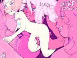 4girls blush female female_only fingering grin group_sex hippie_rose_(steven_universe) lips multiple_girls nude pale_skin pearl_(steven_universe) pink_skin rose_buds_(steven_universe) rose_quartz_(steven_universe) sex shy_rose_(steven_universe) size_difference steven_universe superfan_rose_(steven_universe) tekup1n yuri