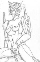 1girls alien alien_girl boobs breasts elita_one female korblborp machine medium_breasts nipples pussy robot robot_girl robot_humanoid small_nipples solo solo_female tits transformers transformers_g1 uncolored vagina