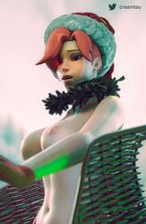 3d christmas creamtau mercy overwatch