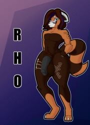 absurd_res ailurid anthro balls digital_media_(artwork) eyewear foreskin fur genitals glasses hair hi_res looking_at_viewer male male/male mammal model_sheet nude penis piercing red_panda rho shortstack simple_background smile solo sparky- tattoo thick_thighs