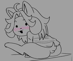 amazingpanties ass blush female female_only tagme tail temmie temmie_(undertale) undertale