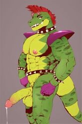 2021 abs absurd_res alligator alligatorid animatronic anthro balls belt big_balls big_muscles big_penis bodily_fluids boner bracelet clothing collar crocodilian dripping erection eyebrows eyewear eyewear_on_head five_nights_at_freddy's five_nights_at_freddy's:_security_breach genital_fluids genitals ggan_ggandi gloves grey_background hair handwear hi_res humanoid_genitalia humanoid_penis jewelry looking_at_viewer machine male male_focus male_only male_solo mohawk montgomery_gator_(fnaf) muscular muscular_anthro muscular_male narrowed_eyes navel nipples non-mammal_balls non-mammal_nipples nude obliques pecs penis precum precum_drip precum_string reptile robot scalie scottgames shoulder_pads side_view simple_background smile solo solo_male spiked_belt spiked_bracelet spiked_collar spikes standing sunglasses sunglasses_on_head teeth video_games