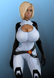 1girls 3d 3d_(artwork) alien alien_girl big_breasts bimbo blonde_hair blue_eyes breasts bursting_breasts busty cleavage cleavage_cutout costume crossover curvaceous curves curvy curvy_body curvy_female curvy_figure curvy_hips dc dc_comics female female_only hero heroine hips hourglass_figure huge_breasts karen_starr kryptonian large_breasts legs lower_body mass_effect miranda_lawson_(cosplay) outfit power_girl prizm1616 short_hair solo superhero superheroine superman_(series) thick_legs thick_thighs thighs uncensored upper_body vixenart3d voluptuous
