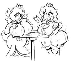 princess peach from mario (series) by dawnpii