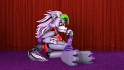 16:9 1girls 2021 3d animatronic anthro clitoris clothing digital_media_(artwork) female female_only five_nights_at_freddy's five_nights_at_freddy's:_security_breach fluffy_tail furry glitched_securitron grey_fur half_naked hi_res lipstick looking_at_viewer looking_back multicolored_hair painted_nails paws piercing presenting presenting_ass presenting_pussy pussy robot roxanne_wolf_(fnaf) roxanne_wolf_(x3milky) solo tail video_games wolf yellow_eyes