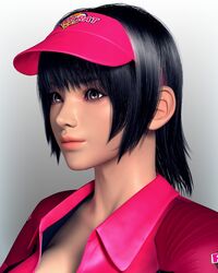 1girls 3d big_breasts breasts brown_eyes brown_hair cheeky china_miyamoto cleavage delivery delivery_employee delivery_girl earpiece female female_only motorcycle_suit pink_lips pizza pizza_rat pizza_takeout_obscenity_ii portrait short_hair side_view smirk solo topwear umemaro umemaro_3d visor young