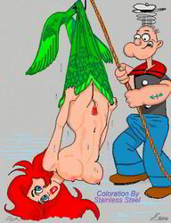 2002 ariel colored crossover disney disney_princess julius_zimmerman nipples popeye popeye_(series) stainless_steel the_little_mermaid