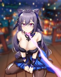 keqing (genshin impact) from genshin impact by o22no