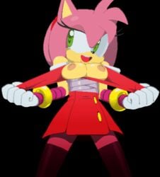 amy_rose amy_rose_(boom) animated furry hotred pink_fur pink_hair small_breasts sonic_(series) sonic_boom