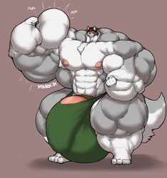 abs balls biceps bodybuilder furry hyper hyper_balls hyper_genitalia hyper_muscles hyper_penis hyper_testicles male male_focus male_only marvolk muscles muscular muscular_arms muscular_ass muscular_back muscular_legs muscular_male muscular_thighs nipples pecs penis testicles veins veiny_penis