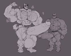 abs balls biceps bodybuilder furry hyper hyper_balls hyper_genitalia hyper_muscles hyper_penis hyper_testicles male male_focus male_only muscles muscular muscular_arms muscular_ass muscular_back muscular_legs muscular_male muscular_thighs nipples pecs penis testicles veins veiny_penis