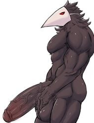 abs armpit_hair biceps bodybuilder deltarune furry hyper hyper_balls hyper_genitalia hyper_muscles hyper_penis hyper_testicles male male_focus male_only muscle muscles muscular muscular_arms muscular_ass muscular_back muscular_legs muscular_male muscular_thighs nipples pecs pubes pubic_hair swatchling_(deltarune) tagme_(artist) veins veiny_penis