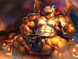 abs bara biceps blush bodybuilder charizard cum cum_on_body cum_on_lower_body cum_on_muscles cum_on_penis cum_on_self cum_on_upper_body cumming cumshot furry halloween halloween_2021 halloween_costume hyper hyper_balls hyper_genitalia hyper_muscles hyper_penis hyper_testicles kurogonart kuroma male male_focus male_only masturbation muscle muscles muscular muscular_arms muscular_ass muscular_back muscular_legs muscular_male muscular_thighs nintendo nipples pecs pointless_censoring pokemon pokemon_(species) veins veiny_penis