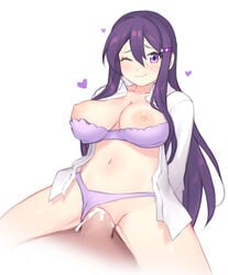 yuri (doki doki literature club) from doki doki literature club by エリー♡