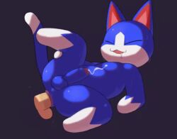 2020 2boys anal anal_penetration anal_sex animal_crossing animated anus ass ateni balls blue_fur cum cum_on_body cumshot feline gay nintendo penis tail tom_(animal_crossing)