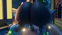 2021 3d animated anus ass ass_clapping ass_focus barely_visible_anus barely_visible_genitalia big_ass big_butt blizzard_entertainment bouncing_butt butt butt_focus digital_media_(artwork) female furry genitals huge_ass huge_butt huge_filesize hyper_ass large_ass machine night_time omnic orisa overwatch pussy rear_view reindeer_orisa_(overwatch) robot robot_girl short_playtime snips456 snips456fur snowing solo sound taur video video_games walking