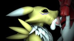 1boy 1girls 3d crossover cum cum_in_mouth cum_inside cumming deepthroat digimon female five_nights_at_freddy's foxy_(fnaf) knot male mrdr nude nude_female nude_male oral penis renamon straight