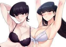 2girls big_breasts bikini breast_press breasts female/female komi-san_wa_komyushou_desu komi_shouko komi_shuuko long_hair looking_at_viewer milf mother_and_daughter multiple_girls short_hair tagme take_your_pick underwear xter xtermination