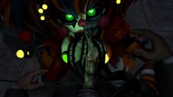 <3_eyes 1boy 1girls 3d baby_(fnafsl) blowjob breasts breasts_out circus_baby circus_baby_(fnaf) cosmic_trance erection female five_nights_at_freddy's fnaf freddy_fazbear's_pizzeria_simulator heart-shaped_pupils male_pov multi_tongue on_knees orange_hair partial_male penis pov pov_eye_contact red_hair saliva_trail scrap_baby scrap_baby_(cosmic_trance) scrap_baby_(fnaf) straight tongue tongue_out tongue_wrapped_around_penis