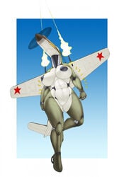 1girls 2021 aeromorph aircraft anthro big_breasts breasts female female_only fw-190 hana_(sovietrainbow) living_aircraft living_machine ndragon3 nipples nude original propeller simple_background solo thick_thighs voluptuous wide_hips