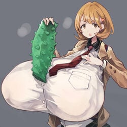 dildo huge_breasts kemomoz narusawa_ryouka occultic;nine school_uniform sex_toy short_hair tagme