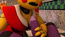 1boy 1girls 3d animated animatronic bonnie_(fnaf) christmas female five_nights_at_freddy's five_nights_at_freddy's_2 large_penis male mp4 nightbotgrey no_sound robot_girl straight toy_chica_(fnaf) video video_games