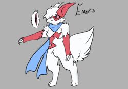 anthro breasts claws digitigrade djmilotic female feral fluffy fluffy_tail genitals hi_res long_scarf nintendo pokémon_(species) pokemon pokemon_(species) pussy solo video_games zangoose