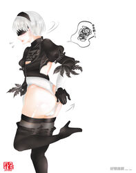 yorha 2b (cosplay) from nier (series) by mumu (chi becky )