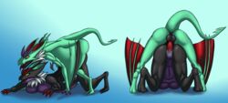 anthro game_freak gradient_background nintendo noivern pokemon pokemon_(species) tagme za-owl