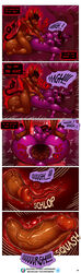 1boy 1futa aamon_(james_howard) absurd_res anal anthro big_penis boss_(james_howard) chiropteran comic completely_nude demon dialogue duo futa_is_smaller futa_sans_pussy futanari futasub gaping genitals gynomorph hi_res huge_cock hyper hyper_genitalia hyper_penis internal intersex intersex/male james_howard male male_on_futa maledom mammal nude nude_futanari nude_male onlyfans original original_character original_characters penis prostate_stimulation stomach_bulge subscribestar