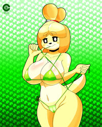 isabelle (animal crossing) from animal crossing by dark templar (artist)