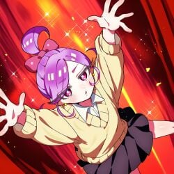 100_kanojo 1girls 2d female kimi_no_koto_ga_dai_dai_dai_dai_daisuki_na_100-nin_no_kanojo masseuse momi_momiji pervert pervert_female purple_hair the_100_girlfriends_who_really_really_really_really_really_love_you